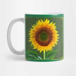 Sunflower in bloom Mug